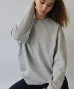 קאפוצון ללא כובע - 100% כותנה